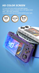BOYHOM New R36H Retro Handheld Console Open-Source Linux System Classic Game Consoles 3.5 inch IPS Screen Portable Video Player