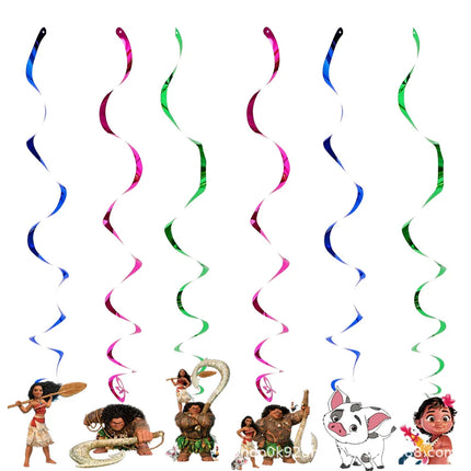 Disney Moana Birthday Decoration Tableware Cup Plate Backdrop Banner Kit Vaiana Moana Theme Happy Party Deco Balloons Supply Set