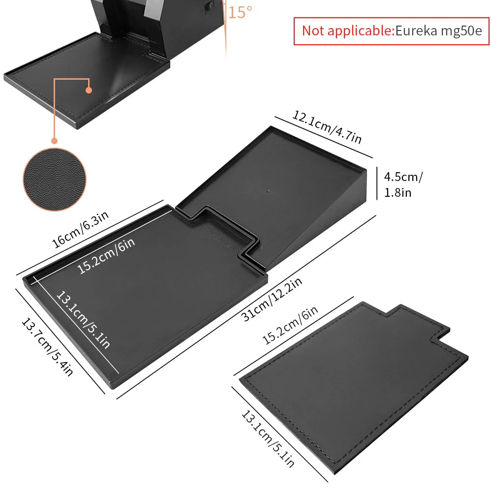 CAFEMASY Incline Stand with Tray Compatible With Eureka Mignon Espresso Coffee Grinder Accessories