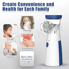 Medical Silent Mesh Nebulizer Handheld Asthma Inhaler Atomizer Children Health Care Mini Portable Nebulizer Humidifier