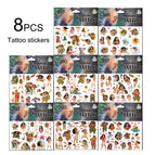 8pcs Tattoo stickers