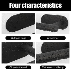 Adhesive Toilet Roll Paper Holder Organizer Wall Mount Storage Stand Kitchen Bathroom No Drill Tissue Towel Dispenser Stainless