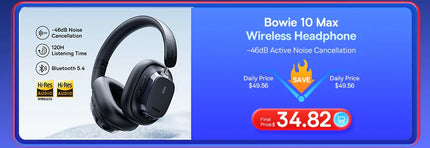 Baseus Bowie D05 Headphones Wireless Earphone Bluetooth 5.3 Headset HiFI Stereo Fones Foldable Wireless Wired Dual Use Headphone