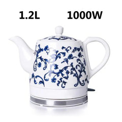 1.5L Electric Ceramic Kettle Water Boiler Water Heating Device Teapot Porcelain Kettle Automatic Power Off 220V Anti-dry burning