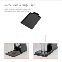 CAFEMASY Incline Stand with Tray Compatible With Eureka Mignon Espresso Coffee Grinder Accessories