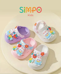 Girls Sandals Trendy Cute Cartoon Soft Sole Clogs For Baby Breathable Non-slip Clogs For Indoor Outdoor Beach Garden Shoes