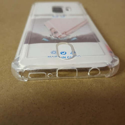 Soft TPU Clear Case With Card Slot - For Samsung S9