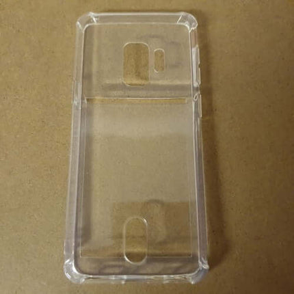 Soft TPU Clear Case With Card Slot - For Samsung S9