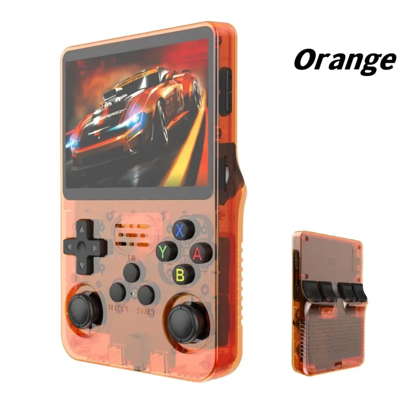 ARKOS R36S Retro Handheld Video Game Console Linux System 3.5 Inch IPS Screen R35s Plus Portable Pocket Video Player 64GB 128GB