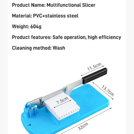 Multifunctional Table Slicer Frozen Meat Beef Herb Mutton Roll Fruit Bread Vegetable Slicer Machine