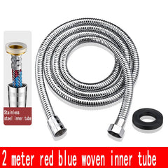 MZD Stainless Steel Shower Water Hose Extension Plumbing Pipe Pulling Tube Handheld Head Flexible Plumbing Anti Universal