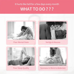 Lady Menstrual Heating Pad Warm Palace Belt Relieve Menstrual Pain Hot Compress Massager Uterus Cold Dysmenorrhea Relieving Belt