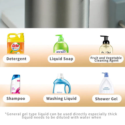 Kitchen Soap Machine Automatic Sensor Out of Hand Sanitizer Smart Electric Body Wash Soap Dispenser 304 Stainless Steel