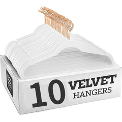 10pcs Flocking Clothes HangersThin High Quality Suits for Clothes Jackets Shirts Pants Coats Home Organizer organizador de ropa