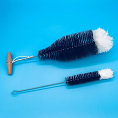 Drink Wineglass Bottle Cup Cleaning Soda Stream Bottle Brush With Beechwood Handle Glassware Jars Cleaner Kitchen Cleaning Tool