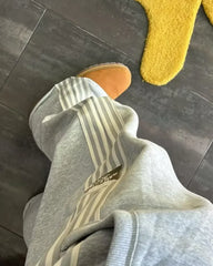 Korea's new simple striped loose casual pants.