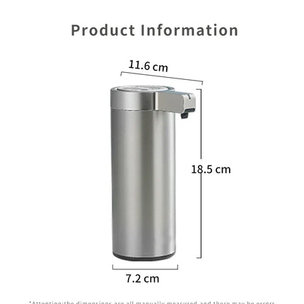 Kitchen Soap Machine Automatic Sensor Out of Hand Sanitizer Smart Electric Body Wash Soap Dispenser 304 Stainless Steel
