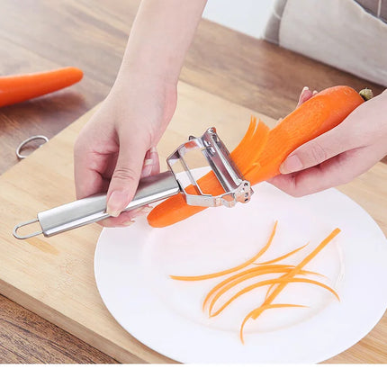 Multifunctional Stainless Steel  Kitchen Peeler Fruit Vegetable Potato Carrot Cucumber Grater Julienne Durable Vegetable Slicer