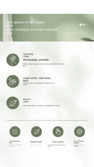 2024 New Portable Exhaust Fan Small Kitchen Hood Extractor Barbecue USB Supply Desktop Range Hoods Mini Suction Cooker Hood