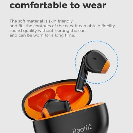 Realfit F2 Bluetooth Earphone Excellent HIFI Quality TWS Wireless Earbuds Wholesale for realme xiaomi