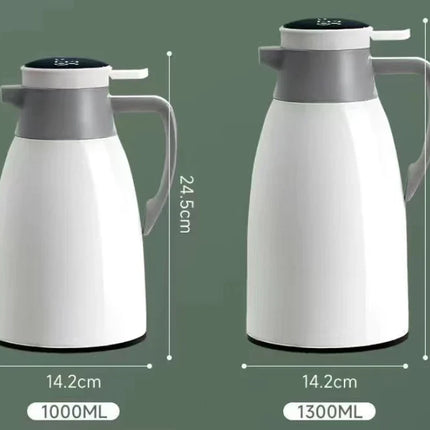 Xiaomi 2L Coffee Thermos Household Digital Display Glass Liner Vacuum Flasks Large Capacity Water Bottle Kitchen Thermal Kettle