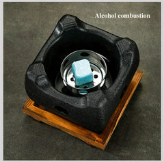 Aluminum alloy tea cooker Small oven Korean style cast iron barbecue dish portable grill korean bbq Japanese charcoal grill