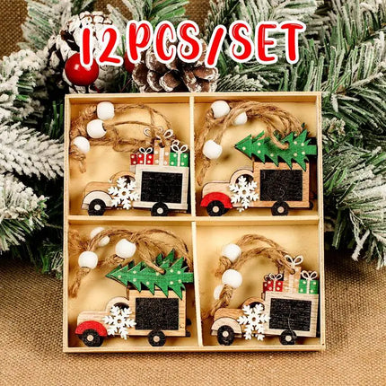 Christmas Gnomes Wooden Pendants Merry Christmas Decorations For Home 2024 Xmas Tree Christmas Ornaments Navidad New Year Gift