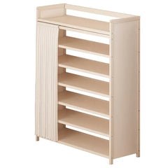 Free installation shoe rack indoor simple folding household multi-layer dustproof rental room shoe storage artifact