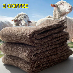 3 Pairs Winter Warm Thick Towel bottom Man Socks Wool Male Socks Slipper Socks Merino Wool Socks Against Cold Snow Socks 39-44