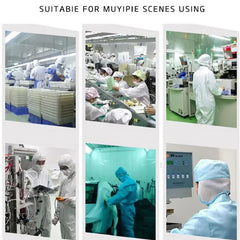 Isolation Split Type Work ClothesUnisex Reusable Anti-Static Safety Clothing With Pockets Dust-Proof Clean Paint Materials