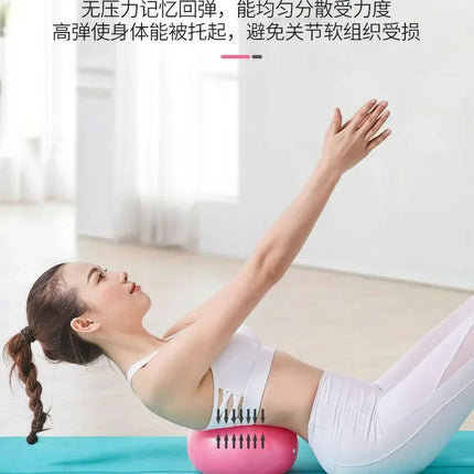Women Gym Yoga Fitness Ball Thickening Type Anti-explosion Diameter 25 cm Pilates Workout Mini Ball Sculpting Legs And Hips