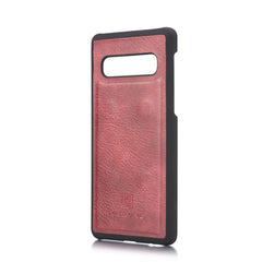 DG.MING Crazy Horse Texture Flip Detachable Magnetic Leather Case for Samsung Galaxy S10, with Holder & Card Slots & Wallet, Galaxy S10, For Samsung Galaxy S10