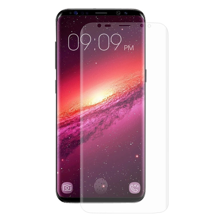 ENKAY Hat-Prince for Galaxy S9+ PET Full Screen Curved Heat Bending HD Screen Protector Film, For Galaxy S9+