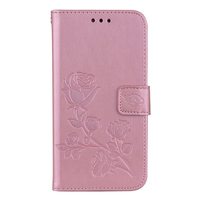 For Galaxy J3 (2017) / J330 (EU Version) Roses Pressed Flower Pattern Horizontal Flip Leather Case with Holder & Card Slots & Wallet, For Samsung Galaxy J3 (2017) / J330 (EU Version), For Galaxy J3 (2017) / J330 (EU Version)