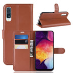 For Galaxy A50  (1) / Brown