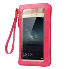 Universal Crazy Horse Texture Touch Screen Wallet Style PU Leather Shoulder Bag for Galaxy Note 8 & Mega 6.3, Huawei Mate 8 / Mate 7, etc. 6.3 inch Below