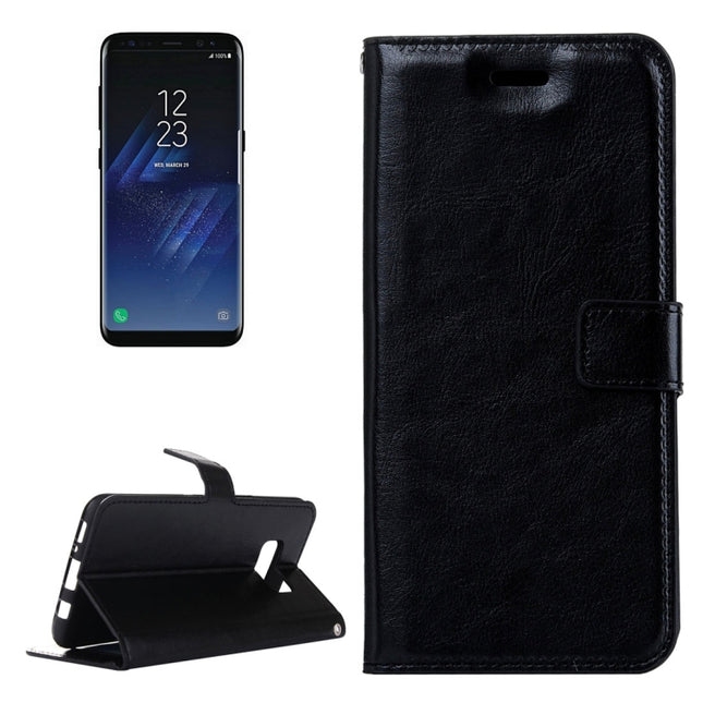 For Galaxy S8 Retro Crazy Horse Texture Horizontal Flip Leather Case with Holder & Card Slots & Wallet & Photo Frame, For Galaxy S8, For Samsung Galaxy S8, Galaxy S8