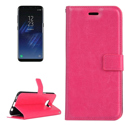 For Galaxy S8 Retro Crazy Horse Texture Horizontal Flip Leather Case with Holder & Card Slots & Wallet & Photo Frame, For Galaxy S8, For Samsung Galaxy S8, Galaxy S8