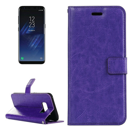 For Galaxy S8 Retro Crazy Horse Texture Horizontal Flip Leather Case with Holder & Card Slots & Wallet & Photo Frame, For Galaxy S8, For Samsung Galaxy S8, Galaxy S8