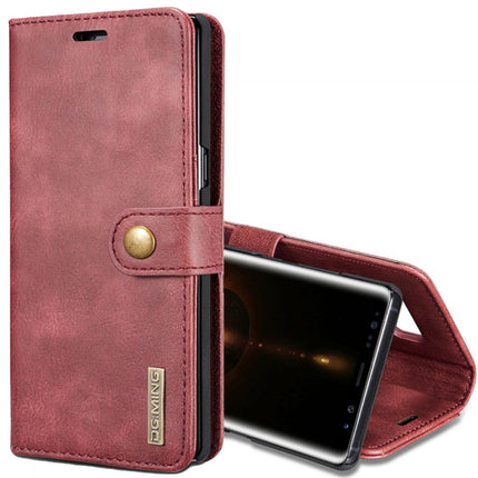 DG.MING for Galaxy Note 8 Crazy Horse Texture Horizontal Flip Detachable Magnetic Protective Case with Holder & Card Slots & Wallet, Galaxy Note 8