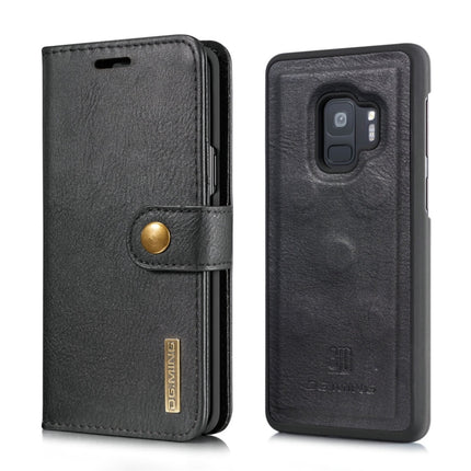 DG.MING for Galaxy S9 Crazy Horse Texture Horizontal Flip Detachable Magnetic Protective Case with Holder & Card Slots & Wallet, Galaxy S9