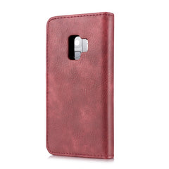 DG.MING for Galaxy S9 Crazy Horse Texture Horizontal Flip Detachable Magnetic Protective Case with Holder & Card Slots & Wallet, Galaxy S9