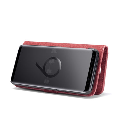 DG.MING for Galaxy S9 Crazy Horse Texture Horizontal Flip Detachable Magnetic Protective Case with Holder & Card Slots & Wallet, Galaxy S9