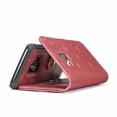 DG.MING for Galaxy S9 Crazy Horse Texture Horizontal Flip Detachable Magnetic Protective Case with Holder & Card Slots & Wallet, Galaxy S9
