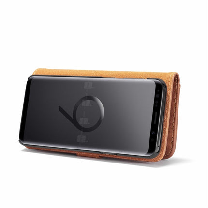 DG.MING for Galaxy S9 Crazy Horse Texture Horizontal Flip Detachable Magnetic Protective Case with Holder & Card Slots & Wallet, Galaxy S9