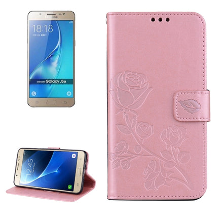For Galaxy J5 (2016) / J510 Roses Pressed Flowers Pattern Flip Leather Case with Holder & Card Slots & Wallet, For Samsung Galaxy J5 (2016) / J510, For Galaxy J5 (2016) / J510