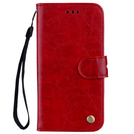 For Galaxy A8 (2018) Business Style Oil Wax Texture Horizontal Flip Leather Case with Holder & Card Slots & Wallet, For Galaxy A8 (2018)