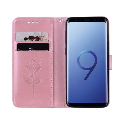 For Galaxy S9 Rose Embossed Horizontal Flip Environmental PU Leather Case with Holder & Card Slots & Wallet, For Samsung Galaxy S9, For Galaxy S9