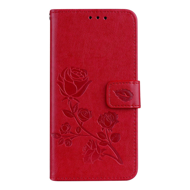 For Galaxy S9 Rose Embossed Horizontal Flip Environmental PU Leather Case with Holder & Card Slots & Wallet, For Samsung Galaxy S9