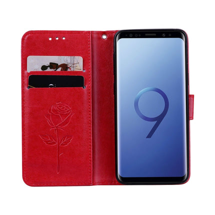 For Galaxy S9 Rose Embossed Horizontal Flip Environmental PU Leather Case with Holder & Card Slots & Wallet, For Samsung Galaxy S9, For Galaxy S9